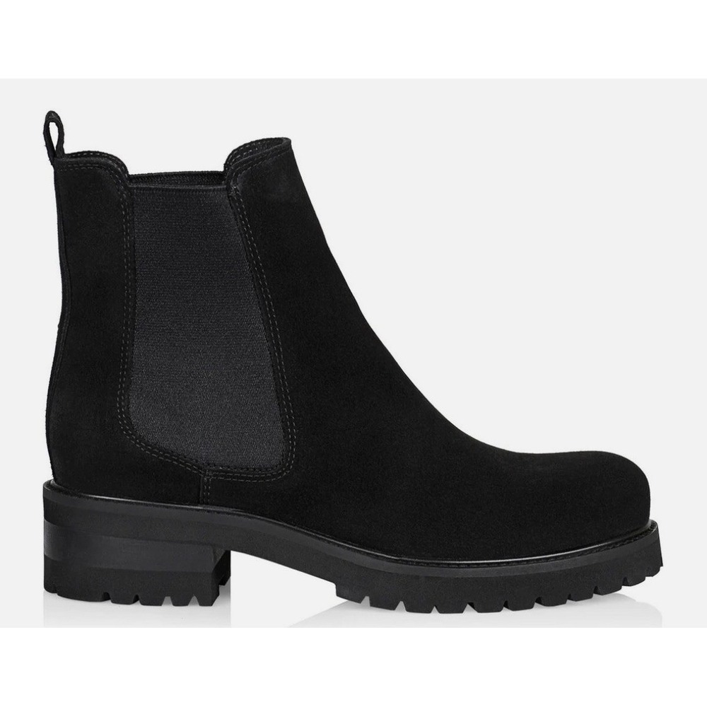 La Canadienne Conner Chelsea boot Black Suede Size 8